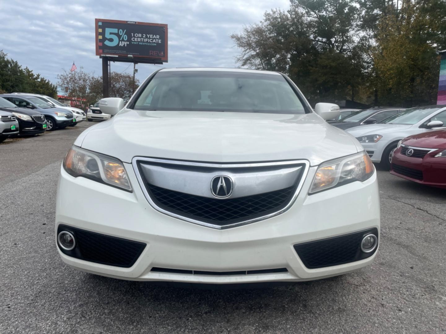 2013 WHITE ACURA RDX (5J8TB3H33DL) with an 3.5L engine, Automatic transmission, located at 5103 Dorchester Rd., Charleston, SC, 29418-5607, (843) 767-1122, 36.245171, -115.228050 - Certified One Owner Vehicle with Leather, Sunroof, CD/AUX/Sat, Hands-free Phone, Backup Camera, Dual Climate Control, Power Everything (windows, locks, seats, mirrors), Heated Seats, Push Button Start, Keyless Entry, Alloy Wheels. 146k miles Located at New Life Auto Sales! 2023 WINNER for Post & Co - Photo#1